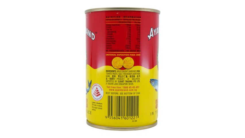 Ayam Brand Sardines In Tomato Sauce Tall 425g