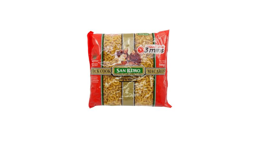 San Remo Quick Cook Macaroni 500g