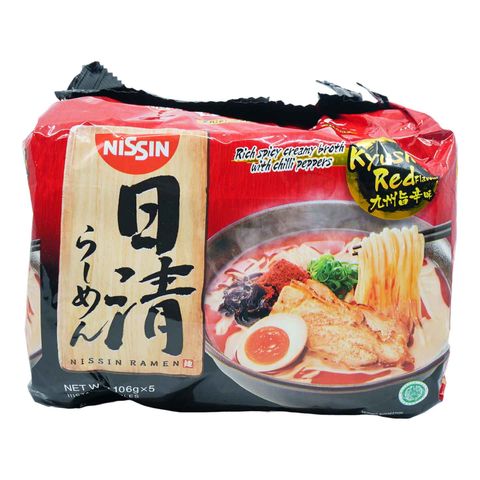 Nissin Uma-Kara Spicy Instant Noodles (Halal) 5pcs x 106g