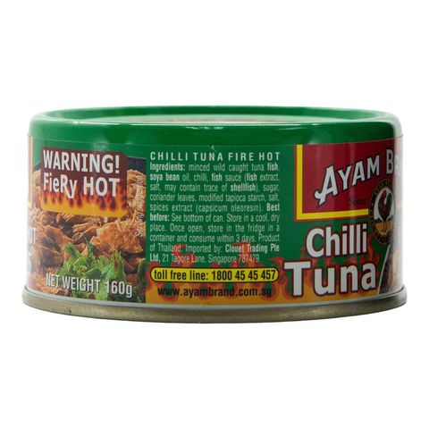 Ayam Brand Tasty Chilli Tuna - Fire Hot 160g