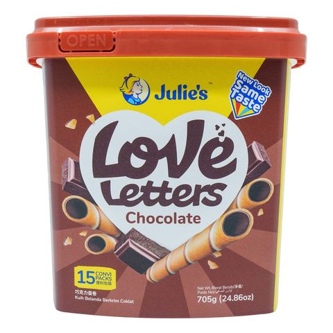 Julie's Love Letters Chocolate 705g