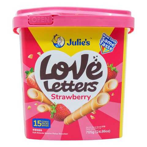 Julie's Love Letters Strawberry 705g