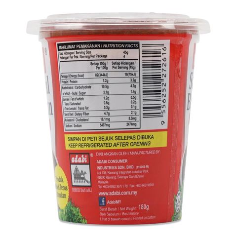 Adabi Sambal Belacan Tradisi | 180 g