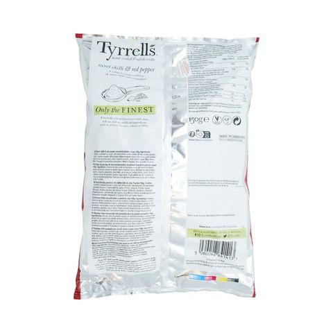 Tyrrell's Sweet Chilli and Red Pepper Crisps 150g