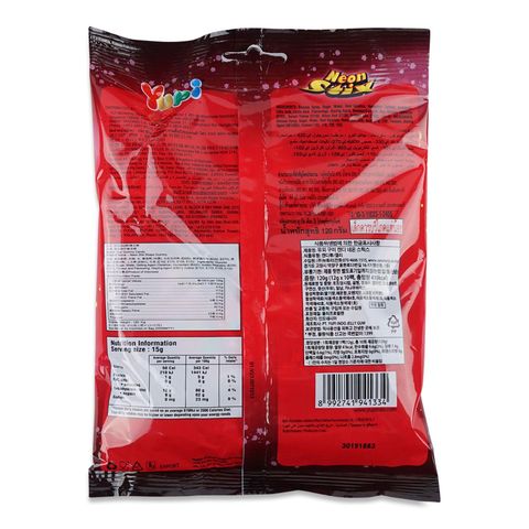 Yupi Neon Stix Candy 108g