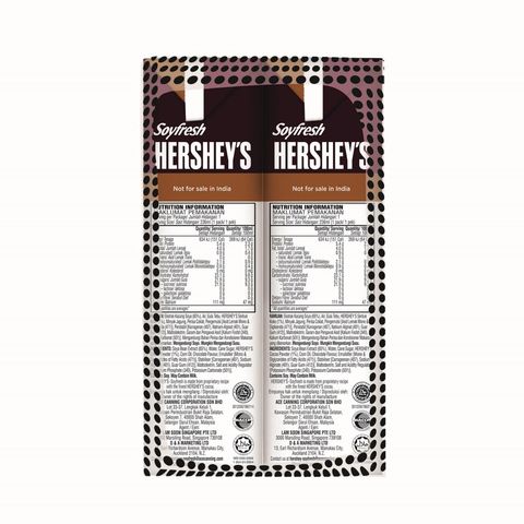 Hershey's Chocolate Flavoured Soya Milk 6 x 236ml