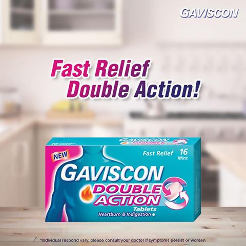 Gaviscon Double Action 250mg Tablet 16s
