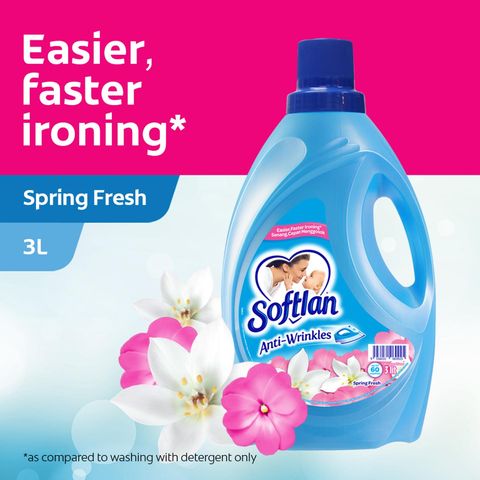 Softlan Fabric Conditioner Anti Wrinkles 3L