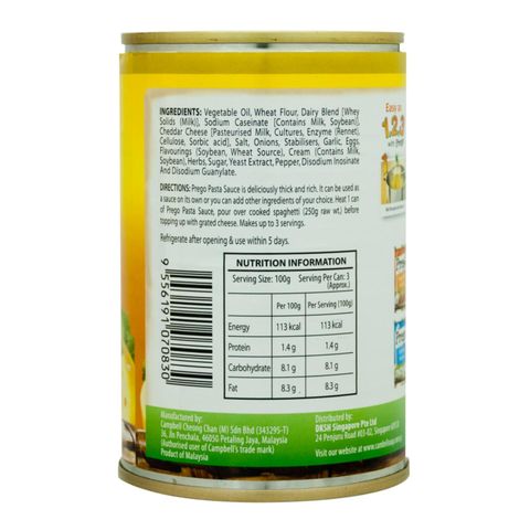 Prego Sos Pasta Keju & Herba 290g