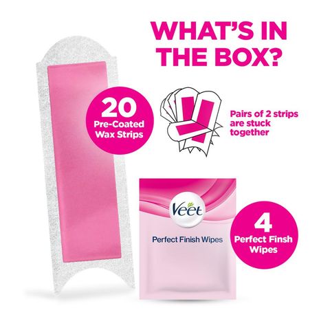 Veet Wax Strip For Dry Skin 20s