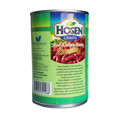 Hosen Canned Red Kidney Beans 439g
