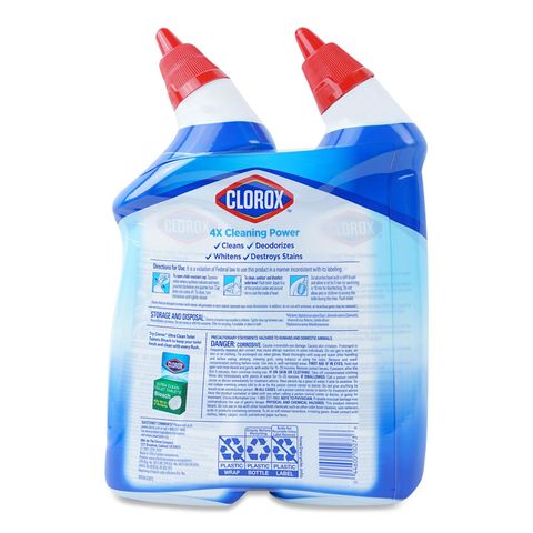 Clorox Toilet Bowl Cleaner Rain Clean (Twin Pack) 2 x 709ml