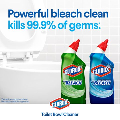 Clorox Toilet Bowl Cleaner Rain Clean (Twin Pack) 2 x 709ml