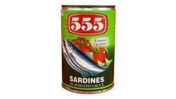 555 Sardines in Tomato Sauce (Green) 425g | 47717