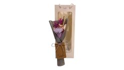 Starships Flowers and Balloons Mini Bouquet - Preserved Carnation (Purple) 1 Bouquet
