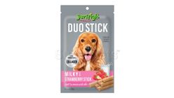 JerHigh Duo Stick Milky with Strawberry Stick 50g