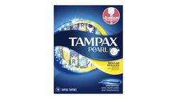 TAMPAX Pearl Plastic Regular Absorbency Unscented Tampons 18s