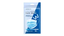 WATSONS 3 Ply Surgical Face Mask Adults 175mm X 95mm (Astm Level 3 EN14683) 10s