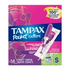 TAMPAX Pocket Radiant Super (Compact Tampons) 14s
