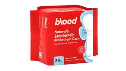 BLOOD Hypoallergenic & Antibacterial Ultrathin Sanitary Pad Wings Heavy 29cm (Made from Corn + Skin Friendly) 12s