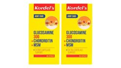 KORDEL'S Glucosamine 300 + Chondroitin + MSM 100s Twin Pack