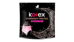 KOTEX Overnight Panties Sleepwell 360° Anti Leakage Protection Size M-L (For Hip 34" & Above) 2s
