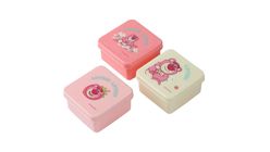 Miniso Disney Fruits Theme Collection Small Square Food Storage Containers Lotso 3 Pieces 6942269510187