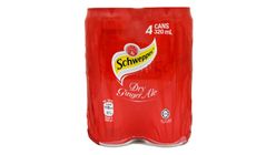 Schweppes Dry Ginger Ale 4pcs x 320ml
