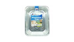 Homeline Rectangle Aluminium Tray (32 x 26 x 6 cm) 1 Pack |65161