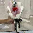 玫瑰花束-紅色玫瑰+白色系 | 1 入