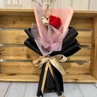 玫瑰花束-紅色玫瑰+黑色系 | 1 入