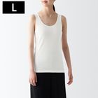 女棉混保暖坦克背心柔白L #4550583130237