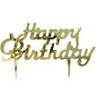 金色英文生日快樂片 | 1 入