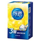 得意3層連續抽取式花紋衛生紙 6 x 100 抽 @12#4710104029291