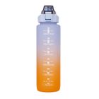 Gradient pastel sports water bottle 1000ml-random color shipped 1 piece @31#4717673040375