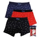 FILA男莫代爾經典LOGO平口褲-L(顏色隨機出貨) 1 入 @61#4713319013598