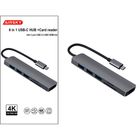 轉換器 type-c轉USB3.0*3+TF+SD+HDMI ZHQ-01 1 入 #891234567891