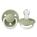 BIBSDe Lux矽膠安撫奶嘴(夜光)-灰綠0-18 1 入 #5713795201181