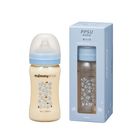 媽咪小站 母感2.5 PPSU奶瓶-寬口(朵朵藍) | 250 ml #4711616022121