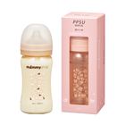 媽咪小站 母感2.5 PPSU奶瓶-寬口(杏桃粉) | 250 ml #4711616022152