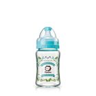小獅王 蘿蔓晶鑽寬口玻璃小奶瓶 -天藍 1 入 180ml #167525