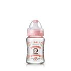 小獅王 蘿蔓晶鑽寬口玻璃小奶瓶 -粉紅 1 入 180ml #167526