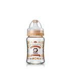 小獅王 蘿蔓晶鑽寬口玻璃小奶瓶 -咖啡 1 入 180ml #167527