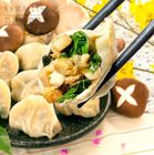 巧活-塔香杏龅菇素食水餃(冷凍出貨) | 20 入