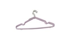 烤漆不銹鋼衣架組(紫) | 10 入