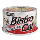 Bistro Cat特級銀貓健康餐罐(白身鮪魚+蝦肉) 80g #4719865820499