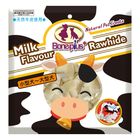 Pet village 牛奶牛皮骨結 190g #4712274824225