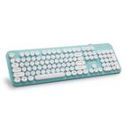 #209613 Esense 3700復古圓形標準鍵盤-綠 13-EOK370GN 1 入