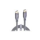 #245693 大通 USB-C to C 3.2 Gen2編織傳輸線1M-灰 ACC3X-1G 1入