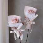 單朵玫瑰永生花束/奶茶(中大朵) | 1 入